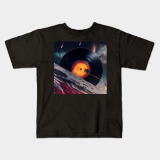 Space - The Vinyl Frontier Kids T-Shirt